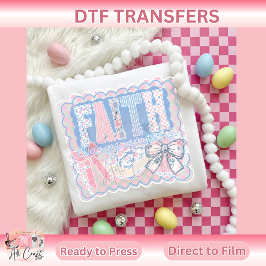 Faith Easter DTF Transfer
