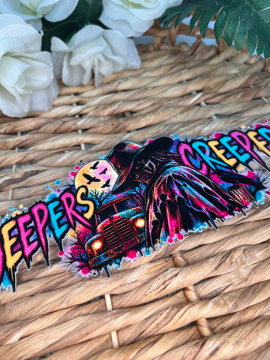 Creepy man Halloween Cup wrap
