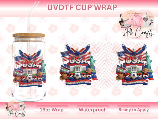 USA Mundial World Cup UVDTF WRAPS
