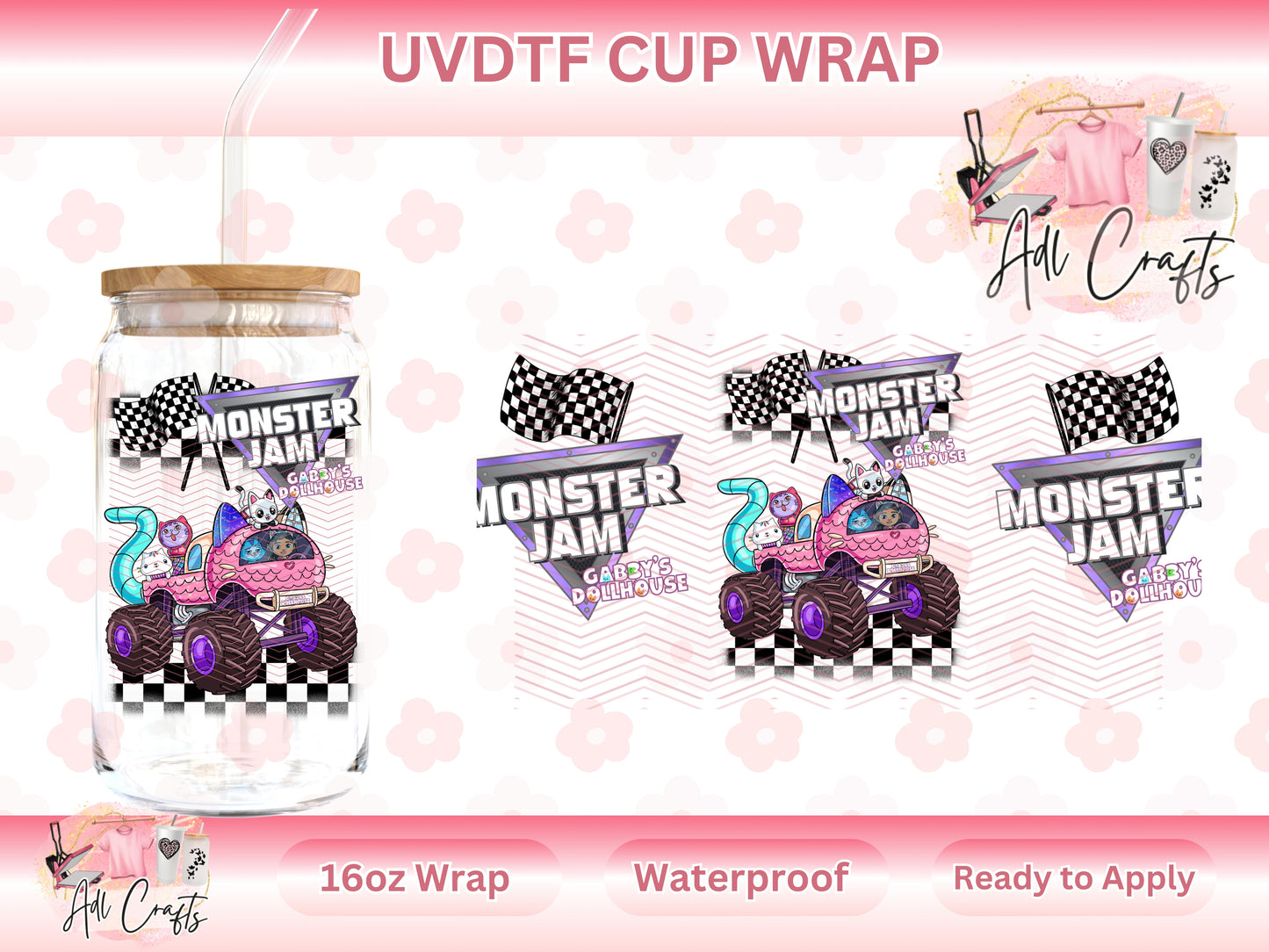 Monster Gaby UVDTF WRAPS