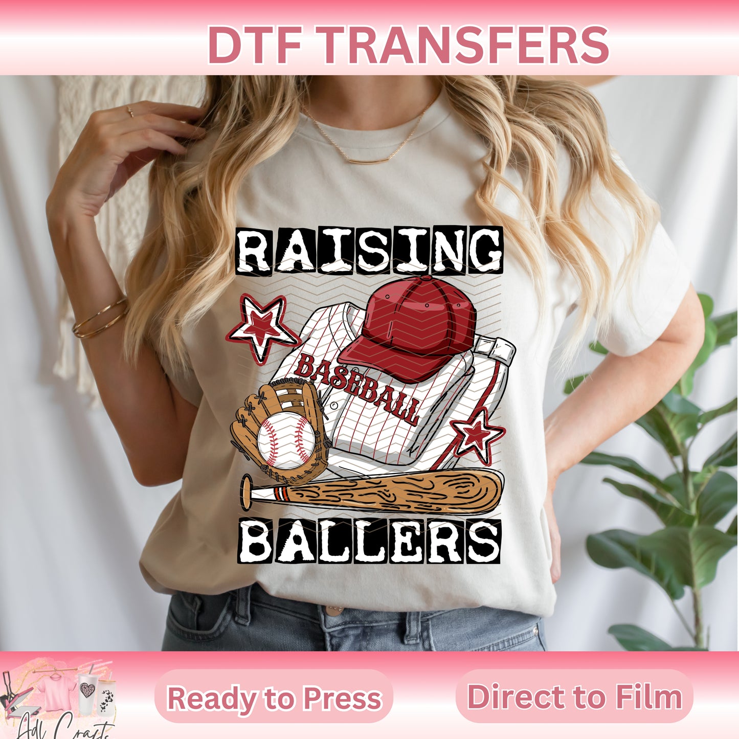 Raising Ballers SPORTS DTF TRANSFERS