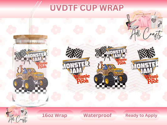 Truck Honey Bear UVDTF WRAPS