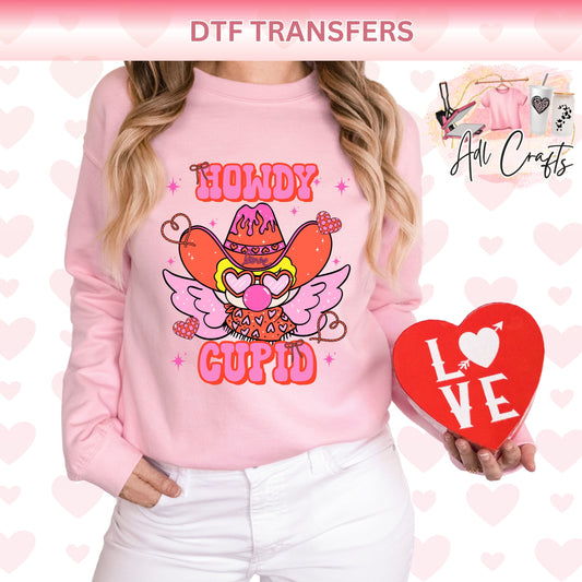 Howdy Cupid Valentines DTF Transfer