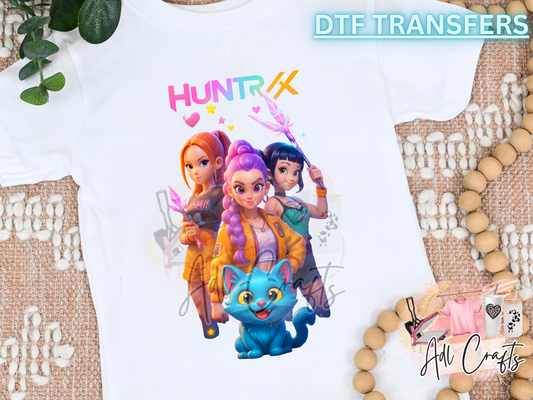 K-pop Cute demon girls DTF Transfer