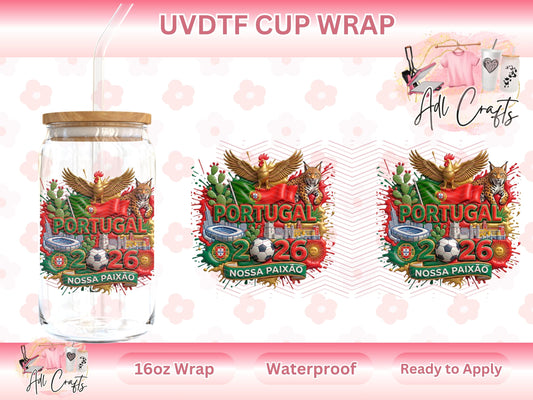 Portugal Mundial World Cup UVDTF WRAPS