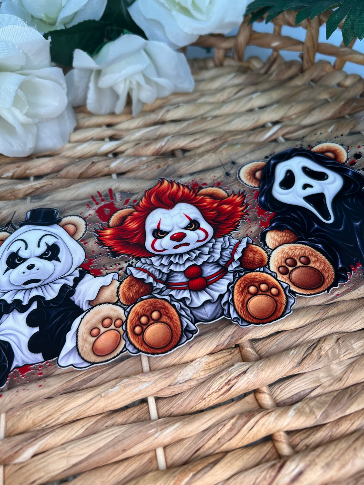 Killers teddys Halloween Cup wrap