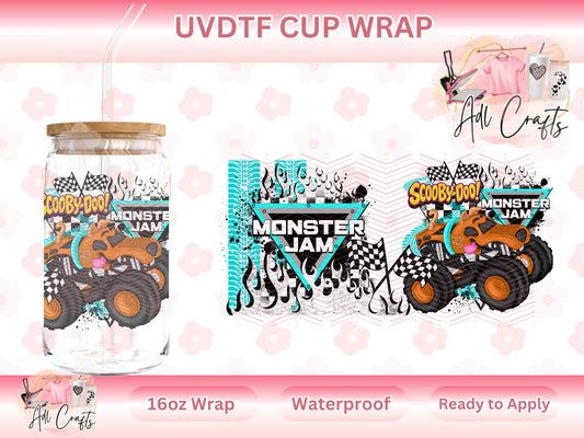 Truck Brown Dog UVDTF WRAPS