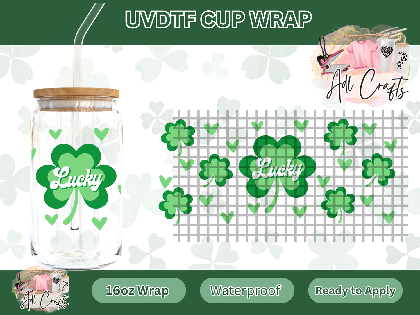 Lucky St. Patrick’s UVDTF WRAPS