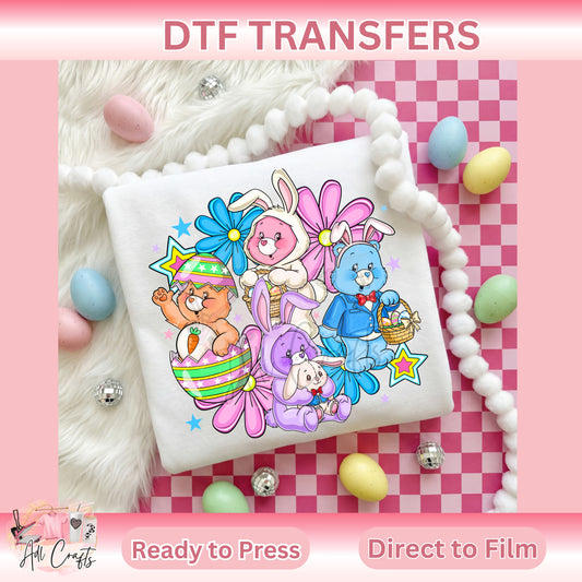 Bears Easter DTF Transfer