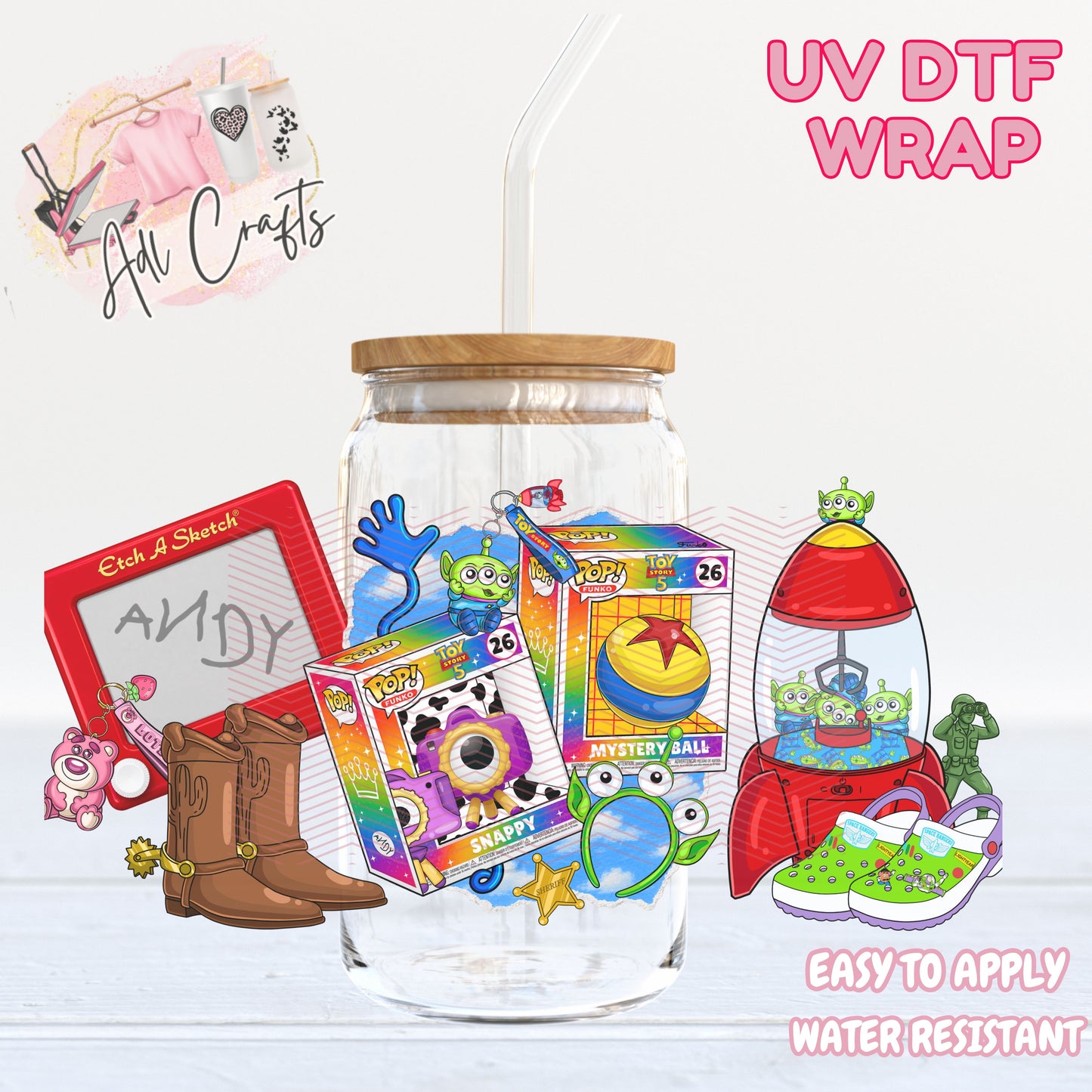 TS5 Snappy UVDTF WRAPS Ready to apply
