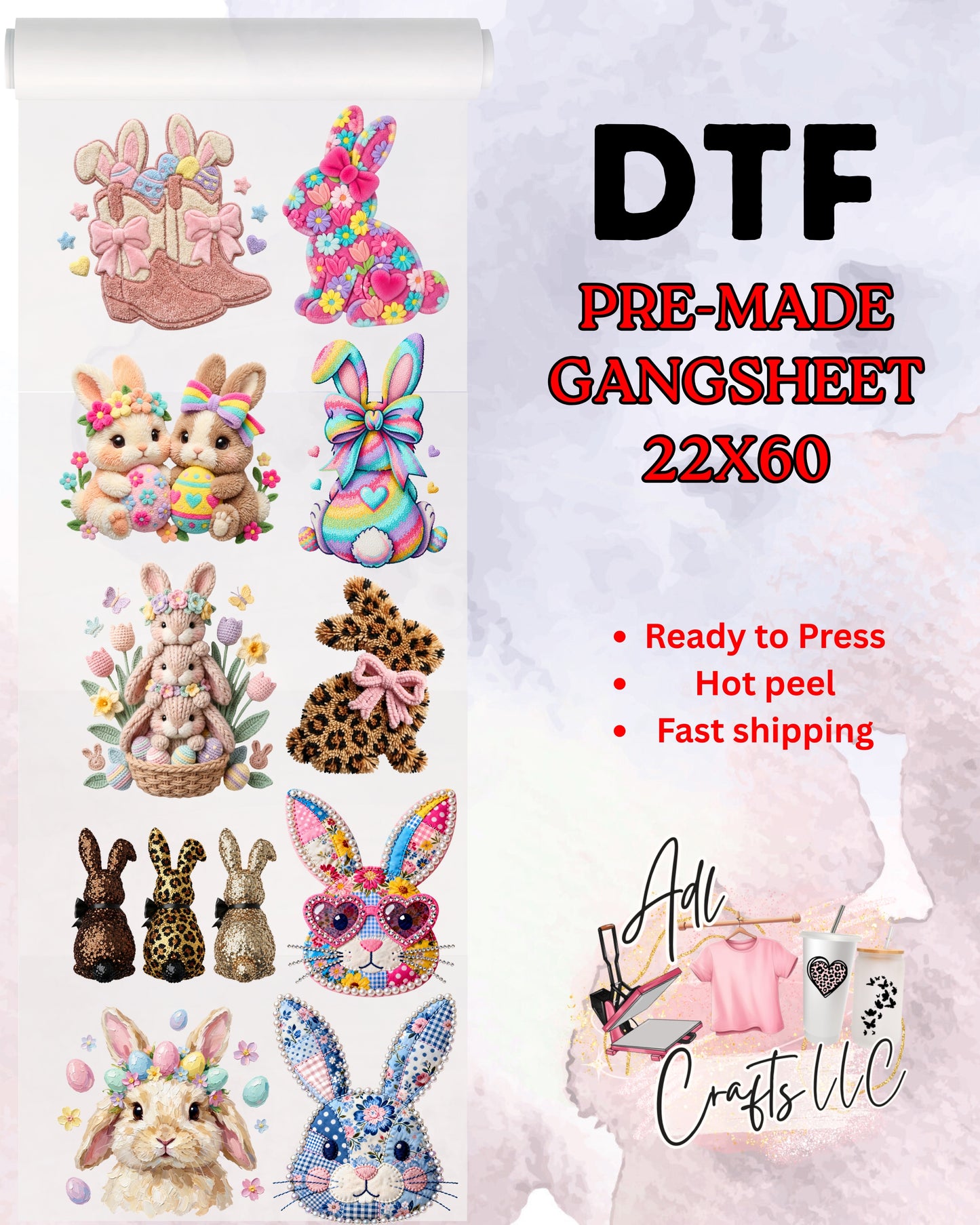 Easter Pre-Made Gangsheet