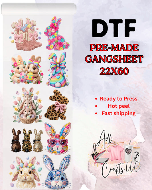 Easter Pre-Made Gangsheet