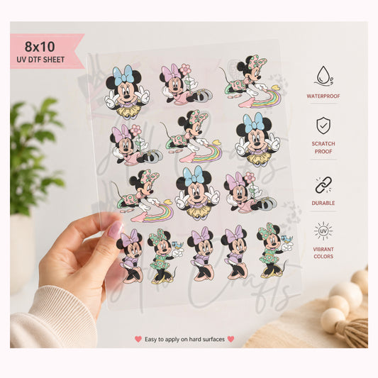 Coquette mouse UVDTF SHEET