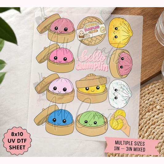 Jumbo dumplings UVDTF SHEET