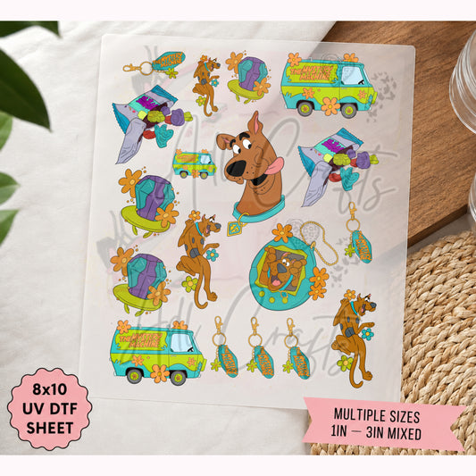 Brown dog UVDTF SHEET
