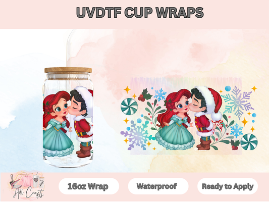 Uv Dtf Christmas cup wrap #57