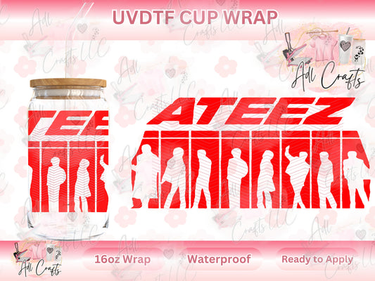 UVDTF WRAPS red A teez Kpop