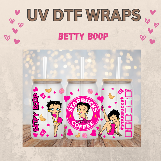 #48 Betty Valentines Day UVDTF WRAPS