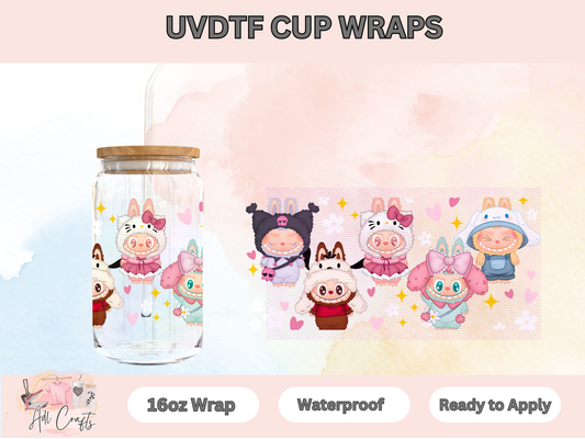 LalaBubu HK friends Uv Dtf Wraps