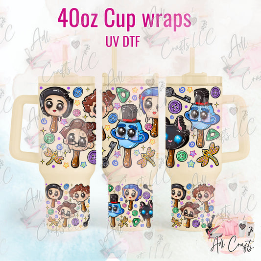 CaroIce cream UVDTF WRAPS 40 oz