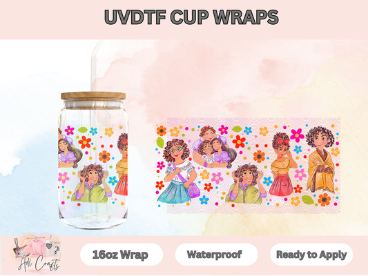 Encanto Watercolor Character Uv Dtf Wraps