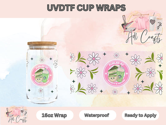 Fueled by Anxiety and Matcha UVDTF WRAPS