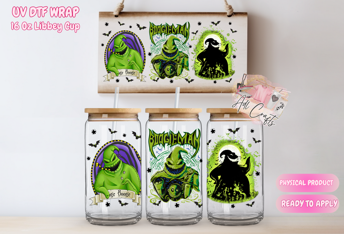 Uv Dtf Halloween Cup wrap #8