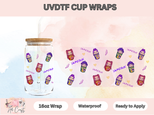 UVDTF WRAPS Huntrix Girls Cup noodles