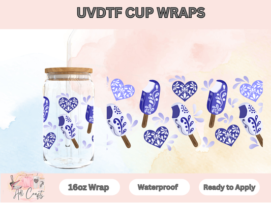 UVDTF WRAPS Valentines Talavara pops heart