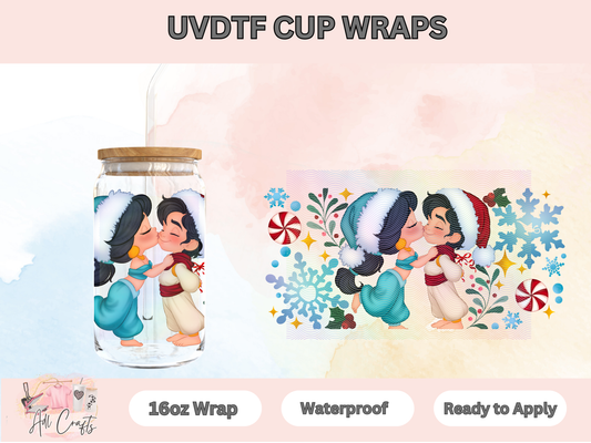 Uv Dtf Christmas cup wrap #58