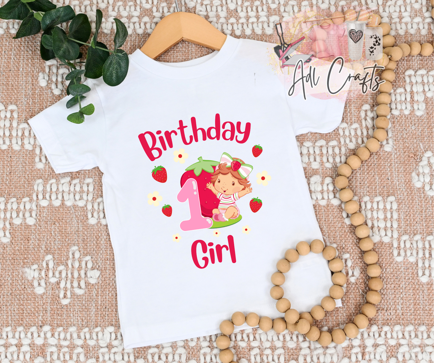 Strawberry Birthday Girl Shirt