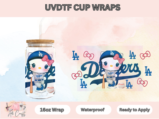 Uvdtf Sport Baseball La Kitty Cup wraps