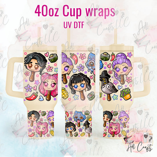Kpop Ice cream UVDTF WRAPS 40 oz