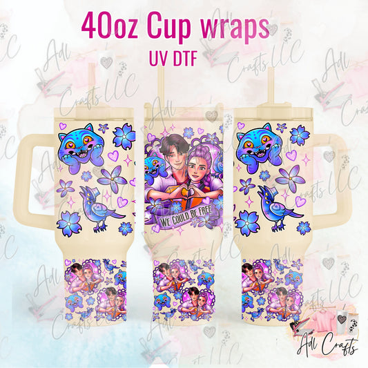 Kpop love Ice cream UVDTF WRAPS 40 oz