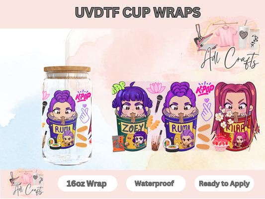 UVDTF WRAPS Huntrix Noodle