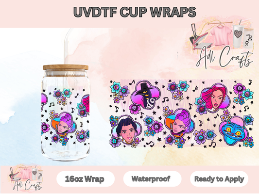UVDTF WRAPS Hunters Demon Girls Colorful