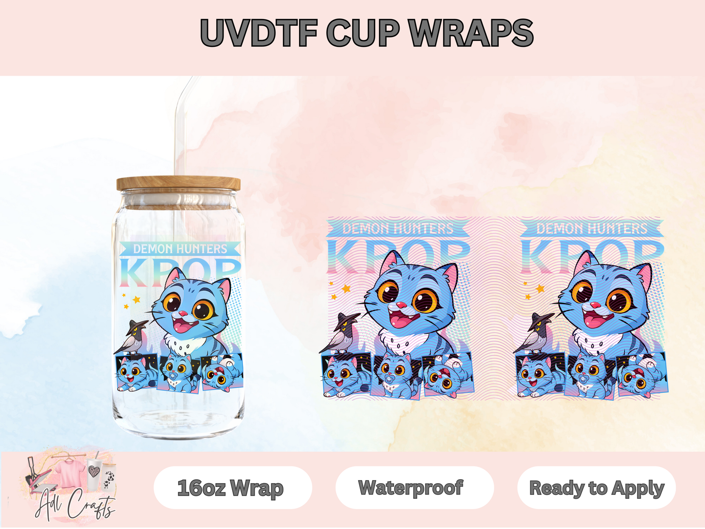 UVDTF WRAPS Huntrix K pop