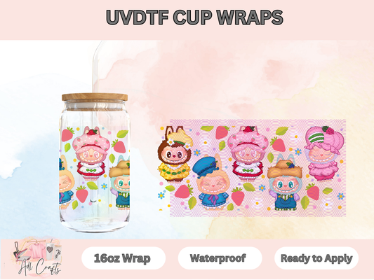 LalaBubu Berries Friends Uv Dtf Wraps