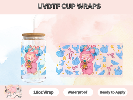 LalaBubu Cinderella Character Uv Dtf Wraps