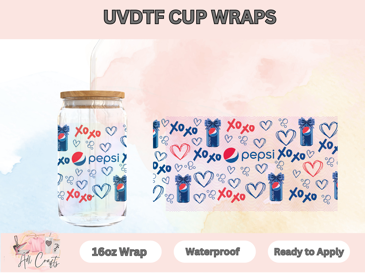 Dark soda  UVDTF Cup Wraps