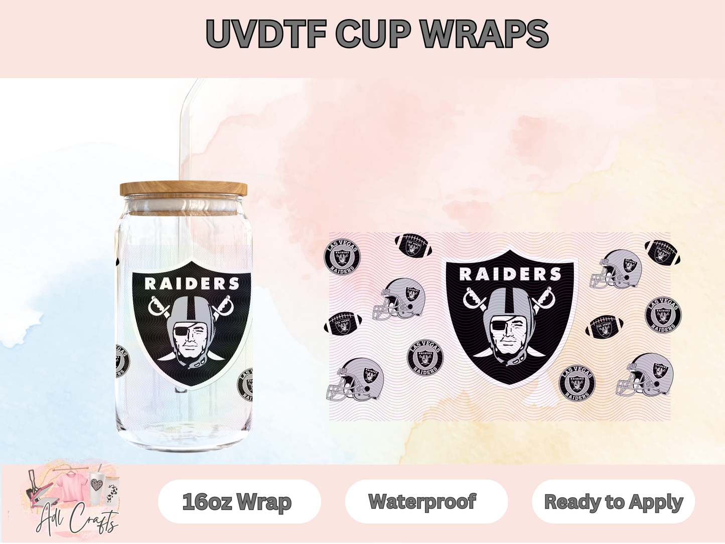 La vEGAS Football UVDTF WRAP