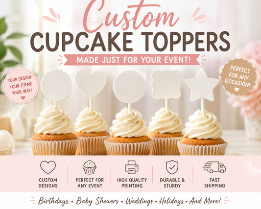 Custom Cupcake Toppers
