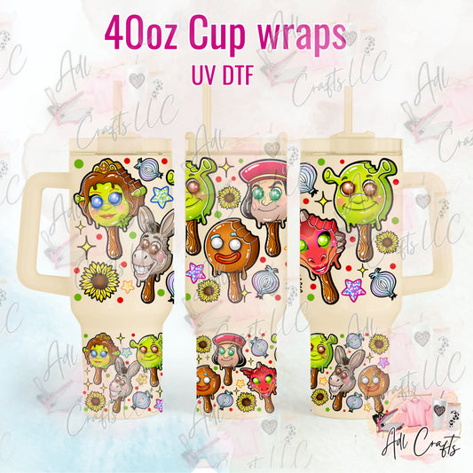 Shriek Ice cream UVDTF WRAPS 40 oz