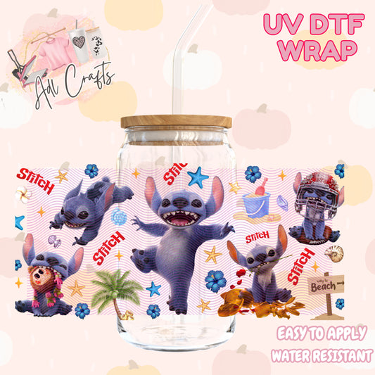 Blue Alien Movie UvDtf Wraps