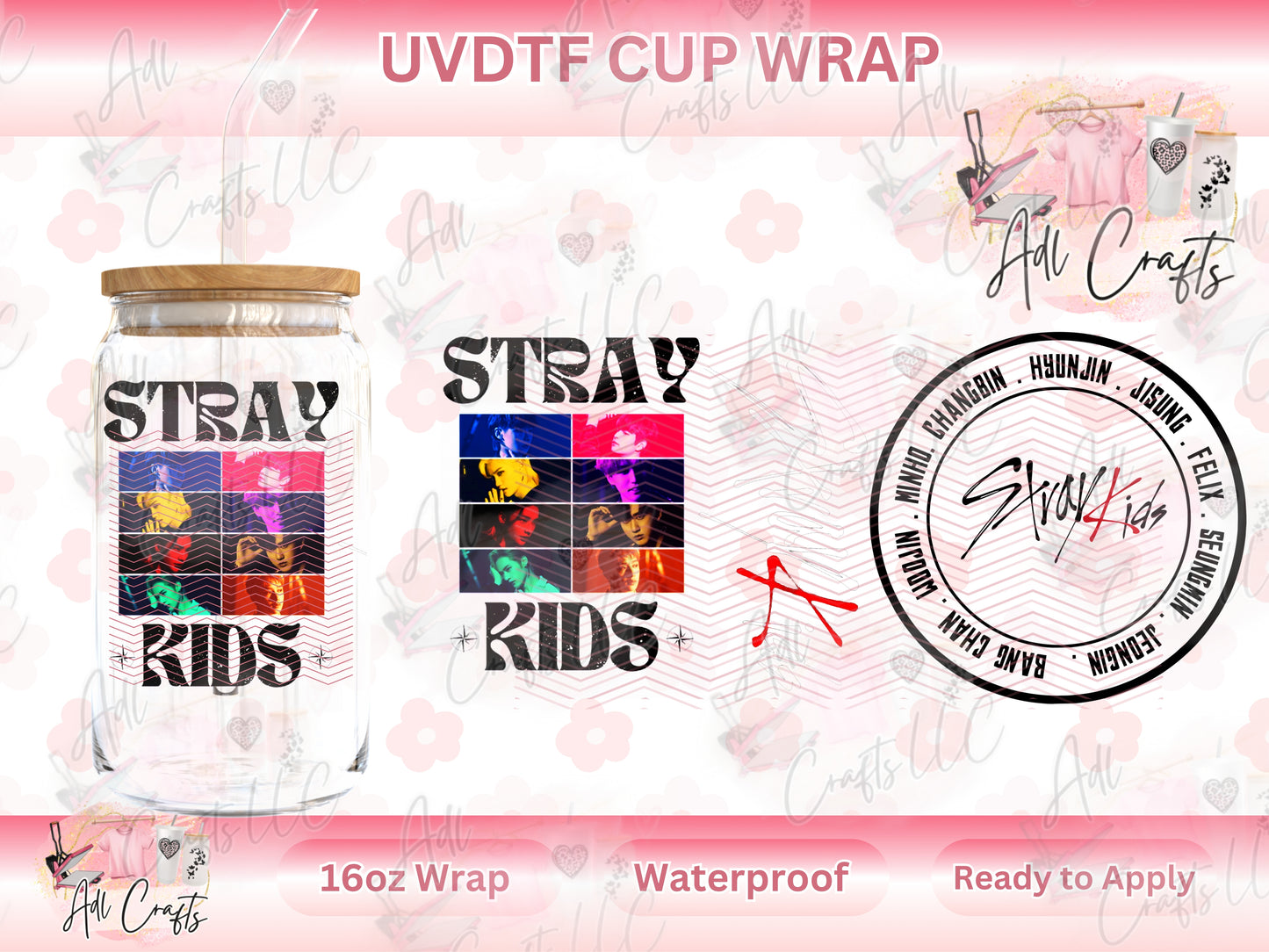 UVDTF WRAPS Stray music Kpop