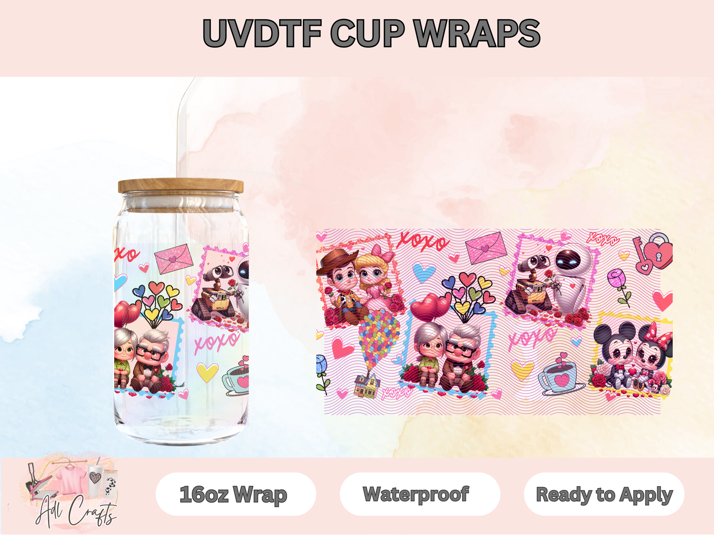 UVDTF WRAPS Valentines Magical couples