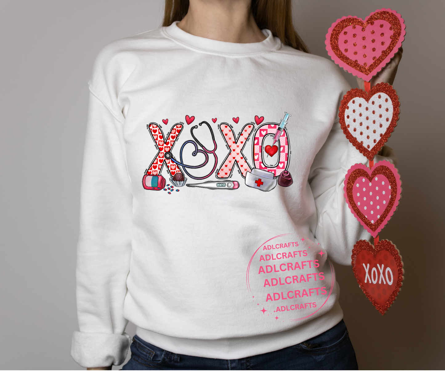 XOXO Medicine cute Valentines Sweatshirt