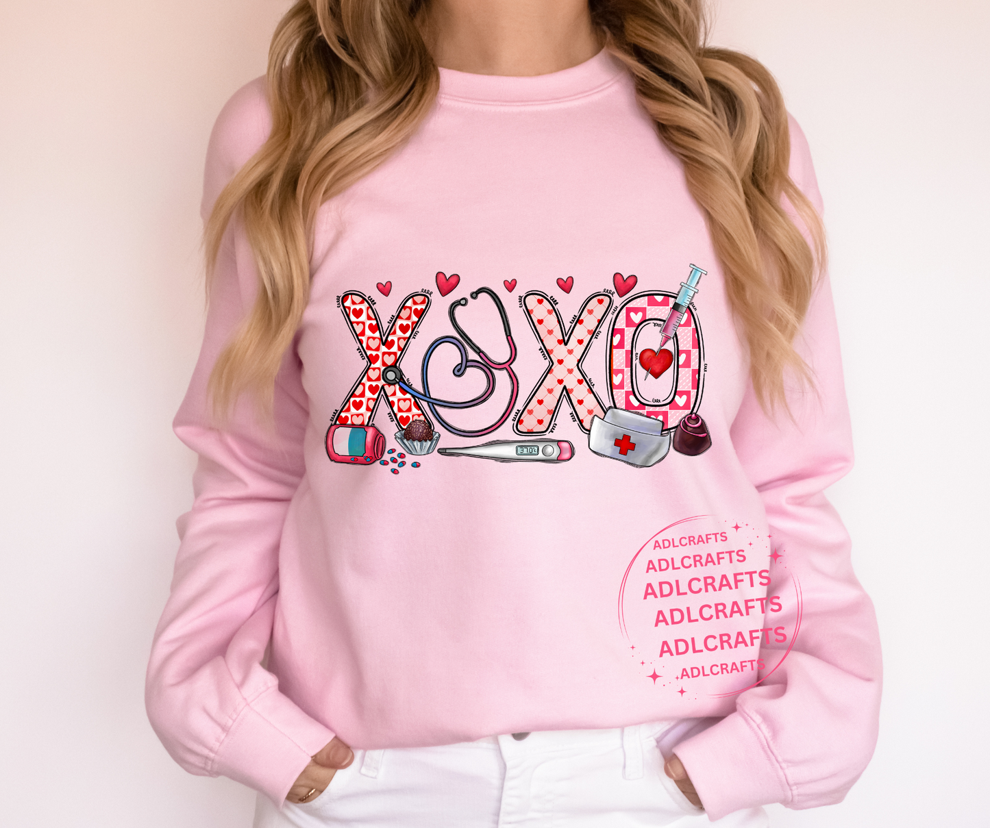 XOXO Medicine cute Valentines Sweatshirt